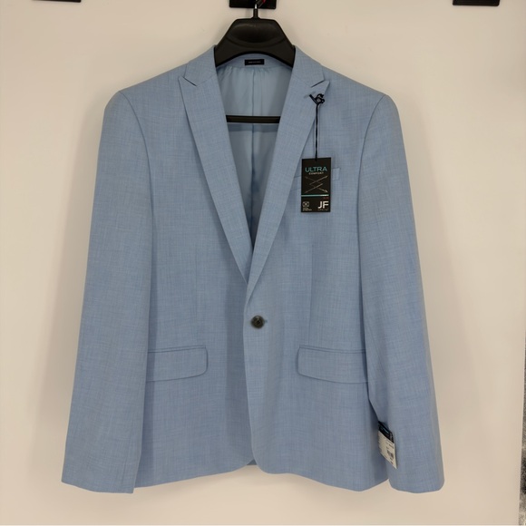 J.Ferrar Other - NEW J. Ferrar Slim Fit Light Blue Suit Blazer Sz 40 Short